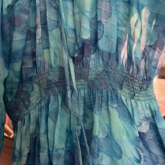 Lisa Blue CallThe Whale Silk Mini Beach CoverUp - Picture 13 of 13